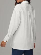 Button Down Long Sleeve Knit Top